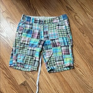 J. Crew Multicolor Plaid Women Shorts